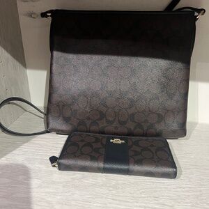 Coach crossbody and wallet